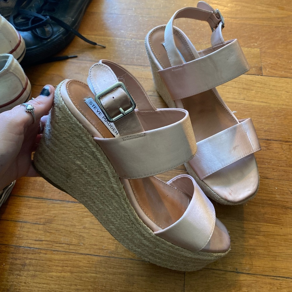 Steve Madden ballet color, wedge heel